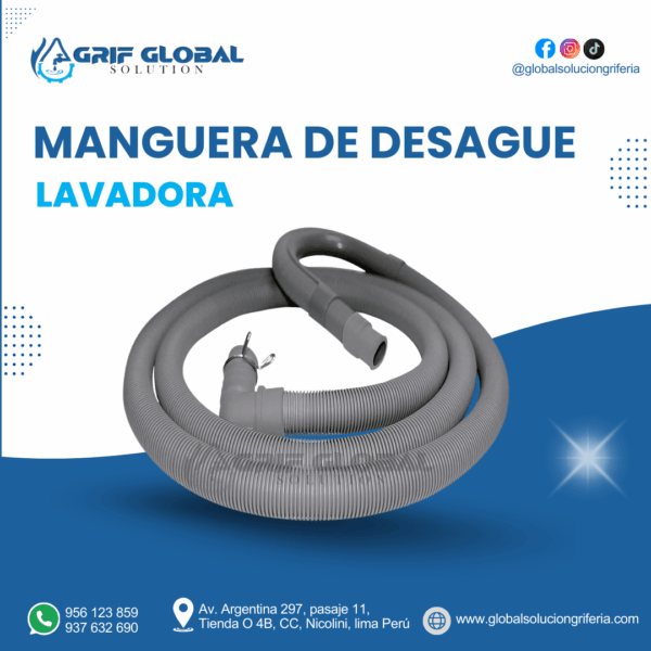 MANGUERA DE DESAGUE DE LAVADORA