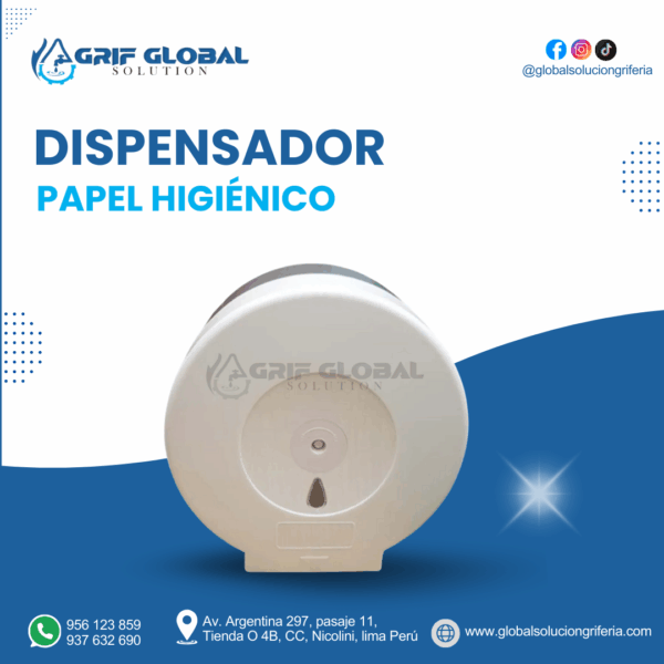 DISPENSADOR PAPEL HIGIÉNICO