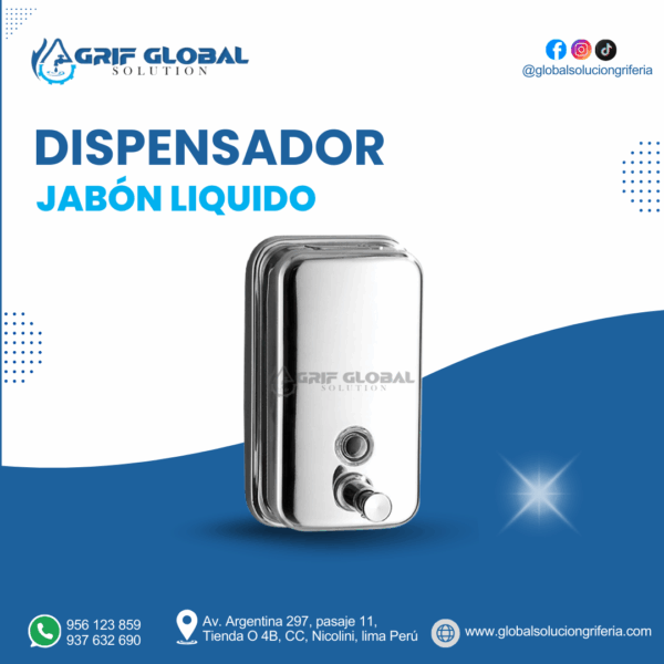 DISPENSADOR DE JABÓN LÍQUIDO