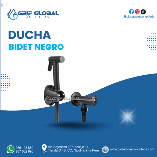 DUCHA BIDET NEGRO