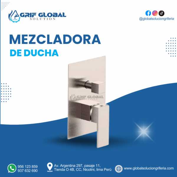 MEZCLADORAS DE DUCHA DE 8"