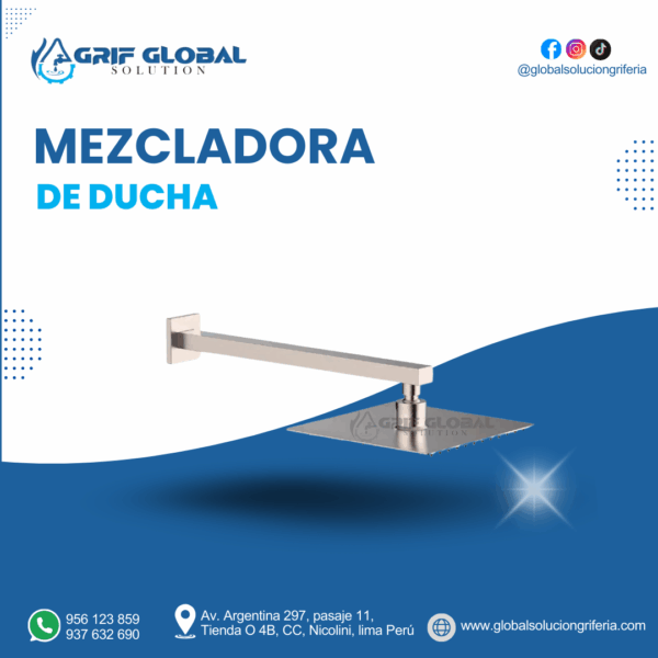MEZCLADORAS DE DUCHA DE 8" - Imagen 2