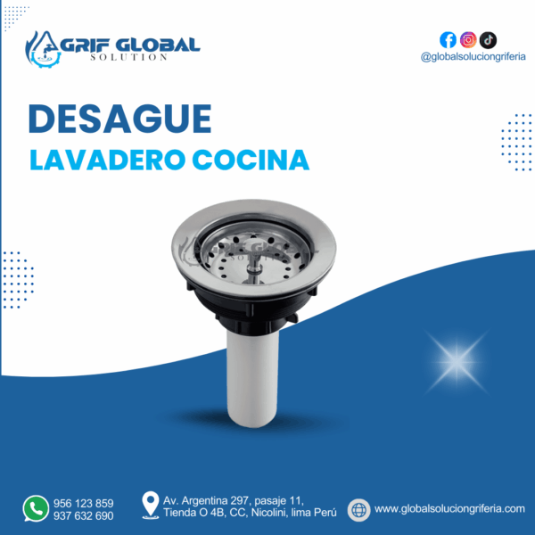 DESAGUE PARA LAVADERO DE COCINA