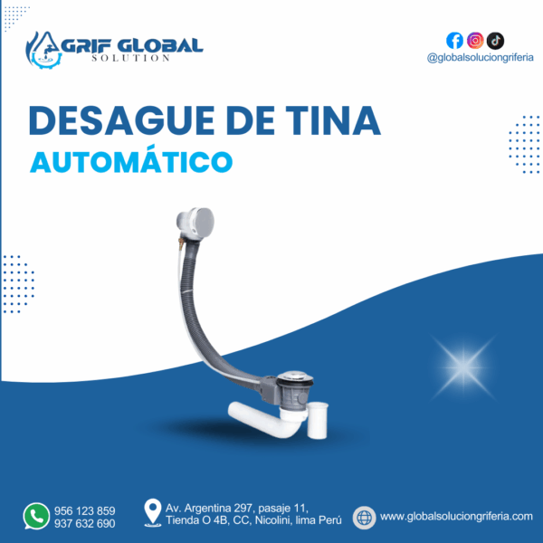 DESAGUE DE TINA AUTOMÁTICO