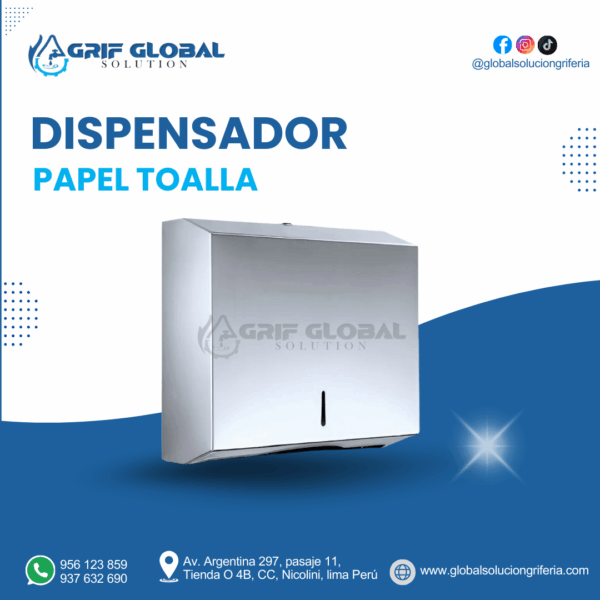 DISPENSADOR PAPEL TOALLA