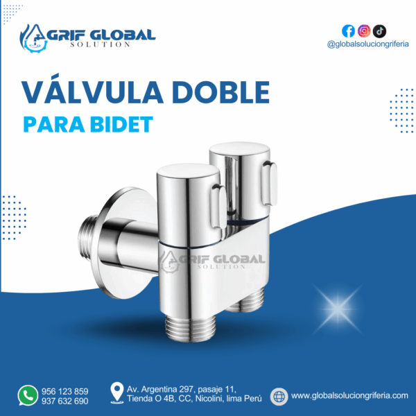 VÁLVULA DOBLE PARA BIDET