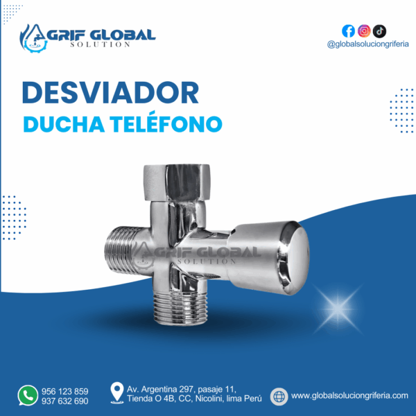 DESVIADOR DE DUCHA TELÉFONO