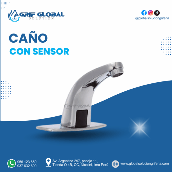 CAÑO CON SENSOR